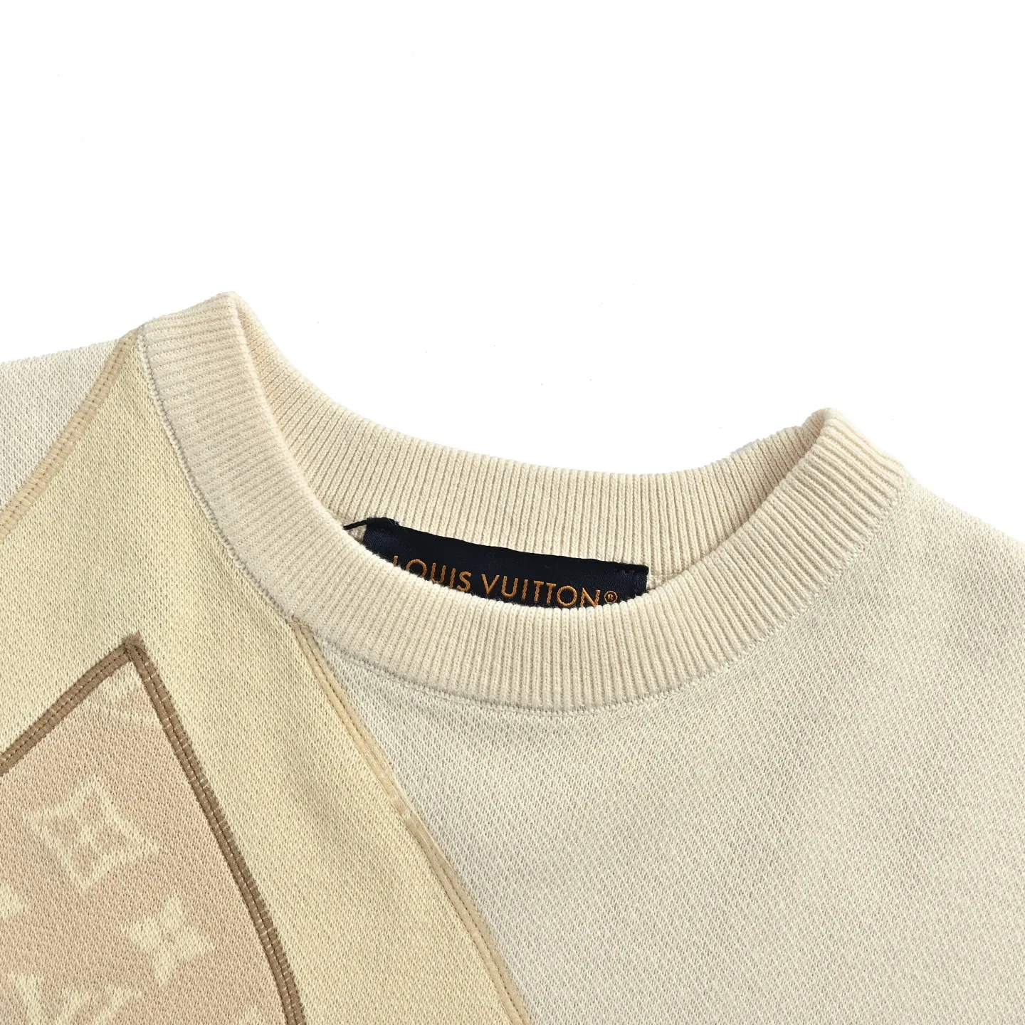 Louis Vuitton/Louis Vuitton presbyopia four-leaf clover knitted short sleeves